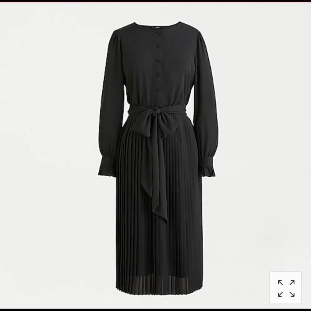 J. Crew Black Long Sleeve Dress